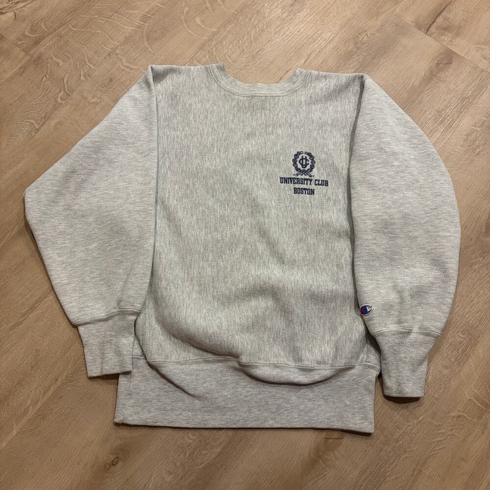 Vintage 80s/90s Champion Reverse Weave The University Club of Boston Men's M